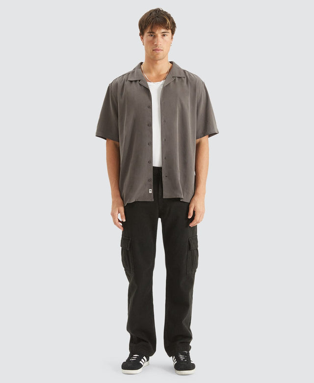 Nomadic Hali Cropped Resort Shirt Grey