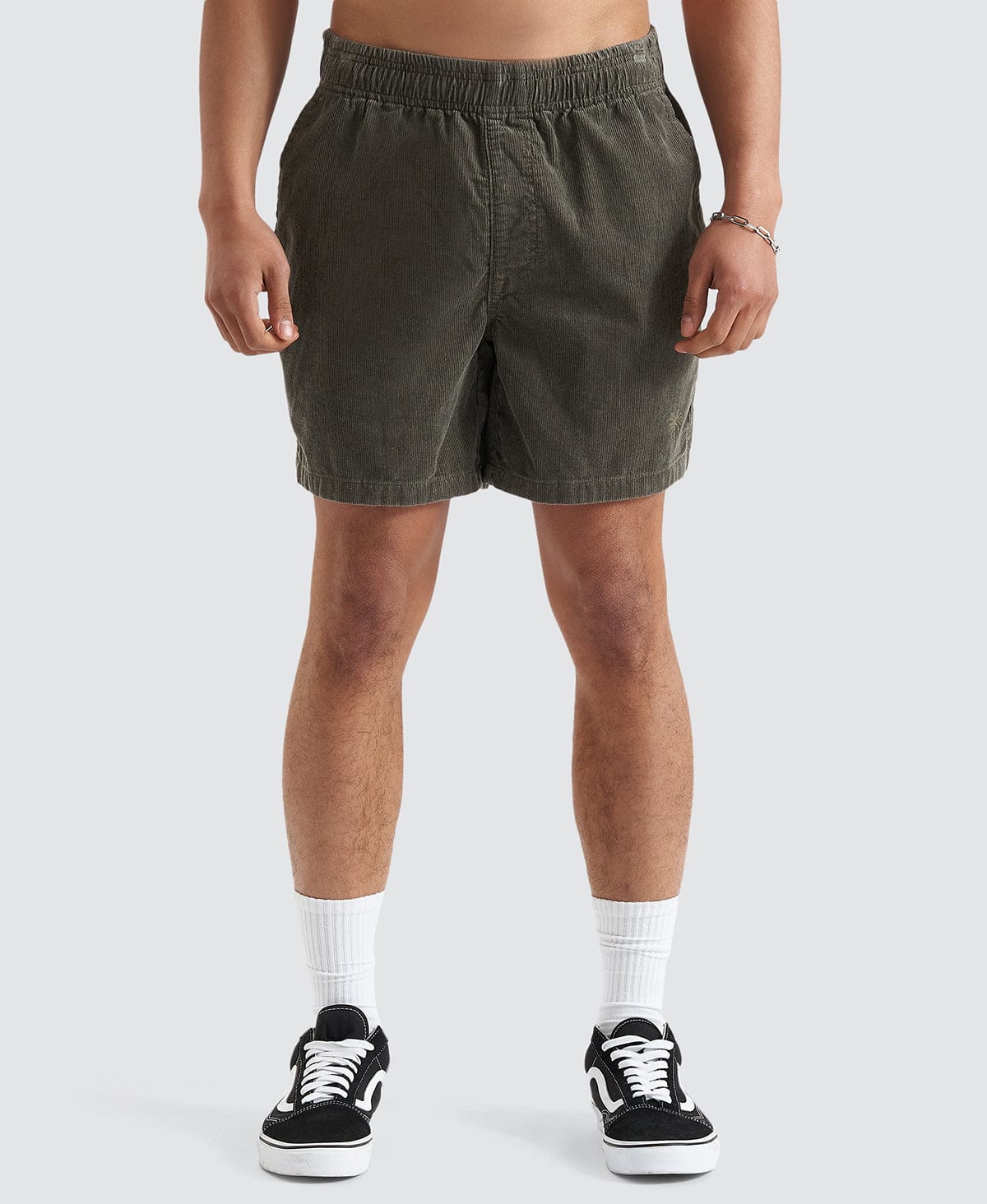 Grey store corduroy shorts