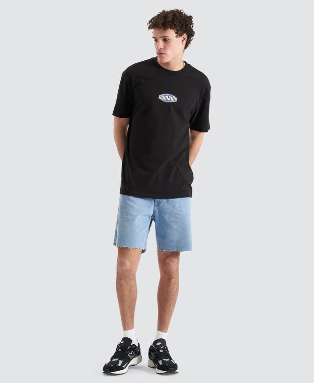 Nomadic Never Relaxed Tee - Anthracite Black BLACK