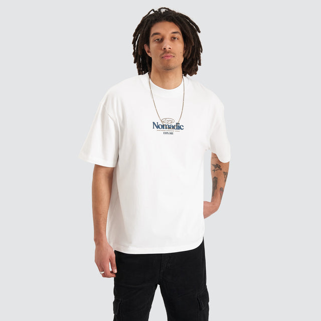 Nomadic Paradise Class Street Tee White