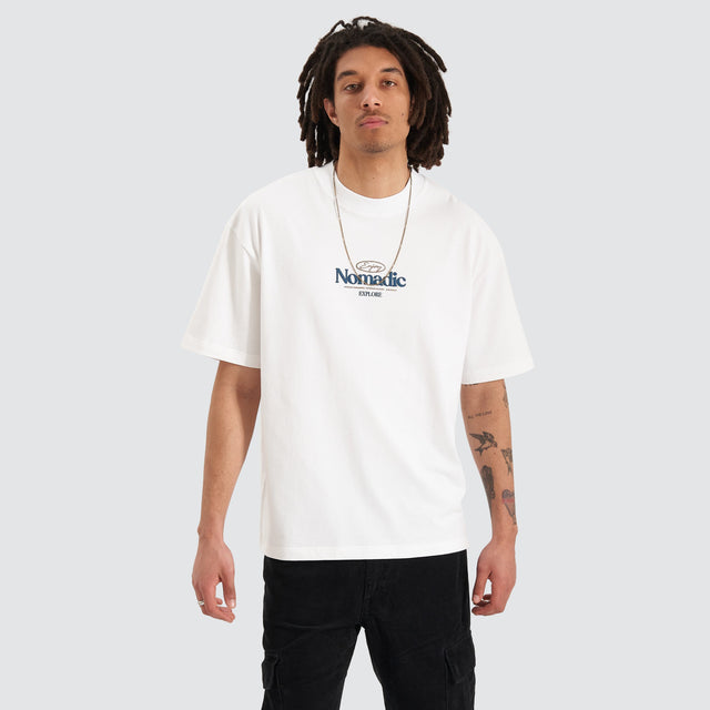 Nomadic Paradise Class Street Tee White