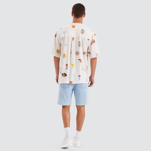 Nomadic Paradise Collector Linen Cropped Resort Mushies