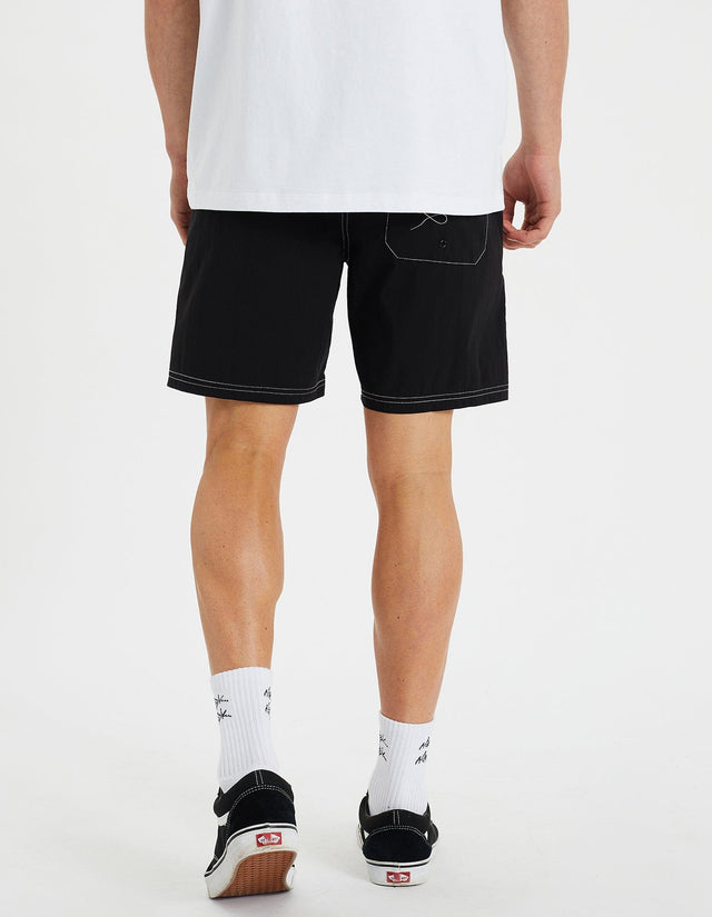 Nomadic Paradise Collided Beach Short Jet Black