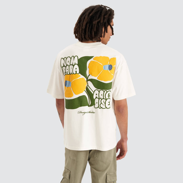 Nomadic Paradise Daffodil Street Tee Natural White