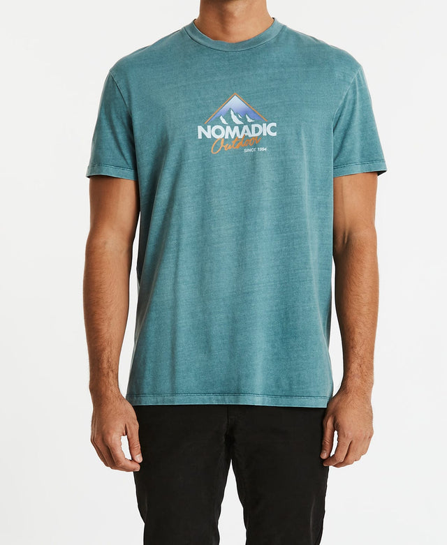 Nomadic Paradise Drop Out Tee Pigment Sea