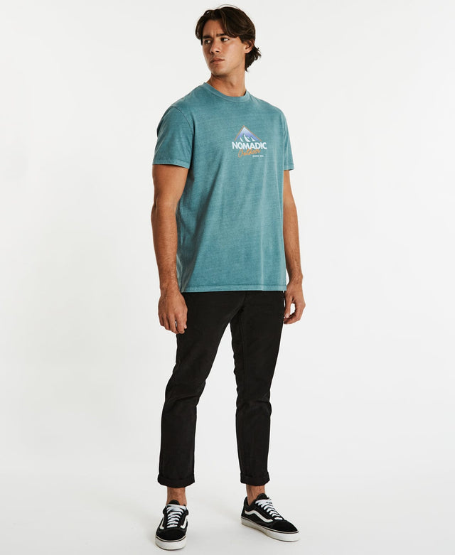 Nomadic Paradise Drop Out Tee Pigment Sea