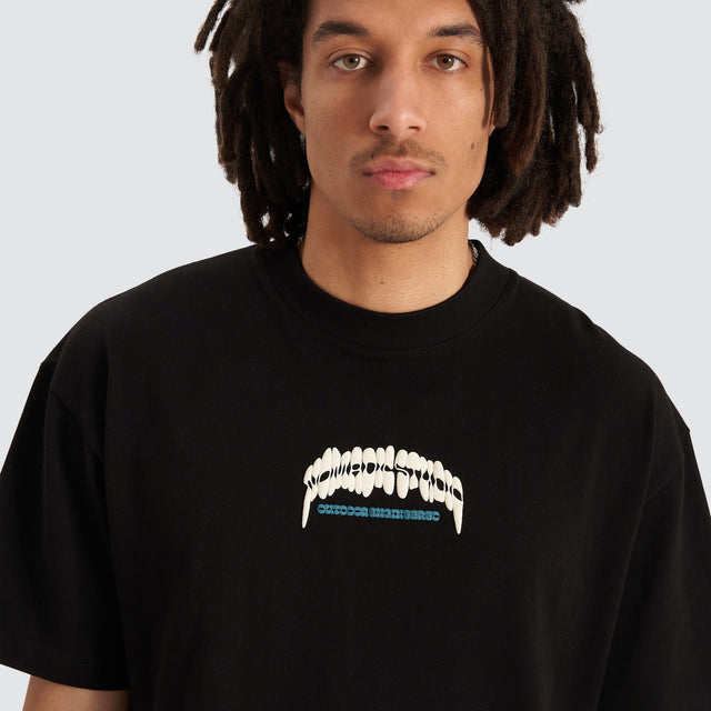 Nomadic Paradise Florist Street Tee Jet Black