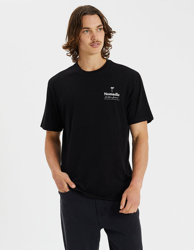 Nomadic Paradise Innovator Relaxed Tee Anthracite Black