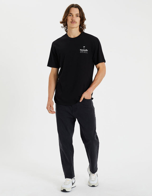 Nomadic Paradise Innovator Relaxed Tee Anthracite Black