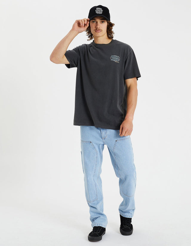 Nomadic Paradise Ottoman Relaxed Tee - Pigment Asphalt GREY