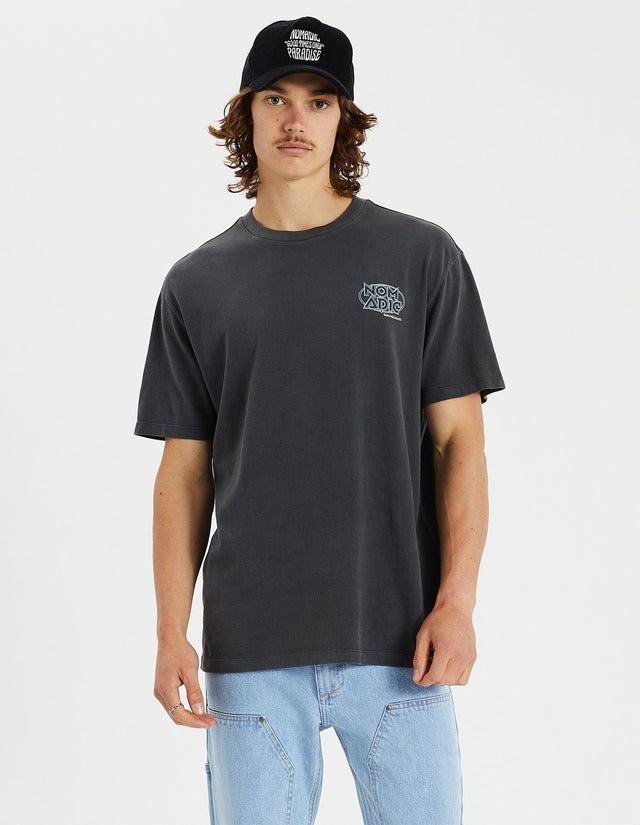 Nomadic Paradise Ottoman Relaxed Tee - Pigment Asphalt GREY