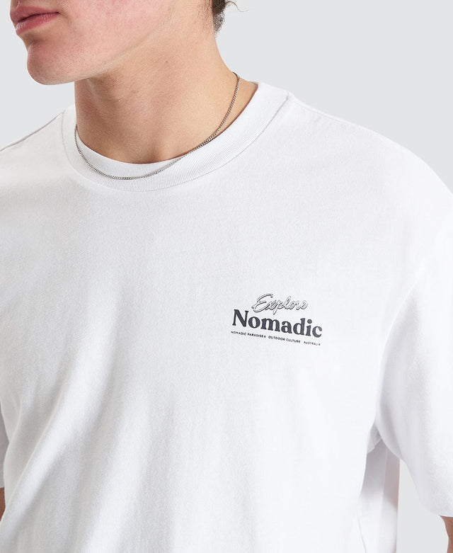 Nomadic Paradise Panorama Relaxed Tee Optical White