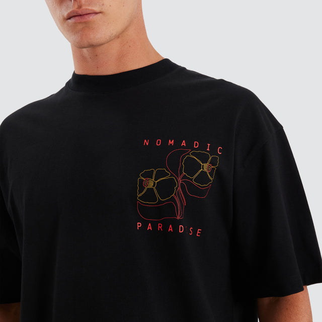 Nomadic Paradise Pollen Street Tee Jet Black