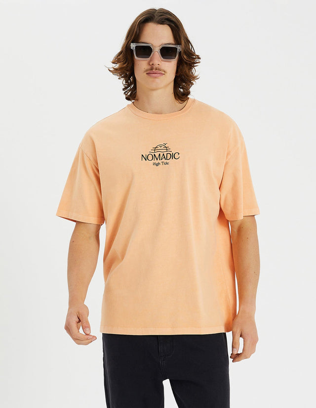 Nomadic Paradise Southeast Box Fit Tee Pigment Peach Fuzz