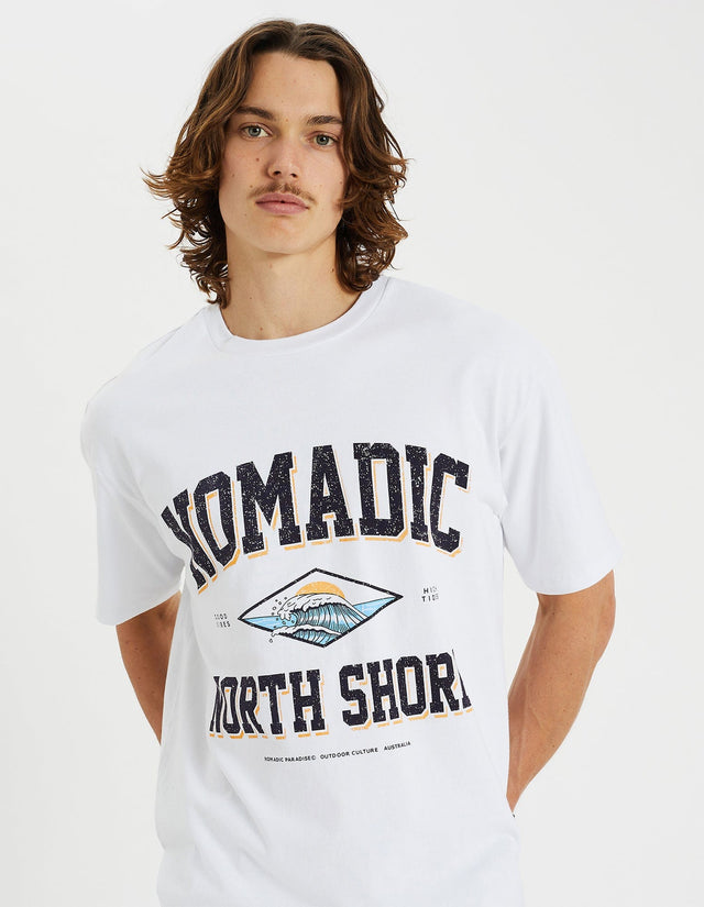 Nomadic Paradise State Tee Optical White