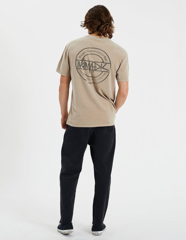 Nomadic Paradise Stoke Relaxed Tee Pigment Mocha