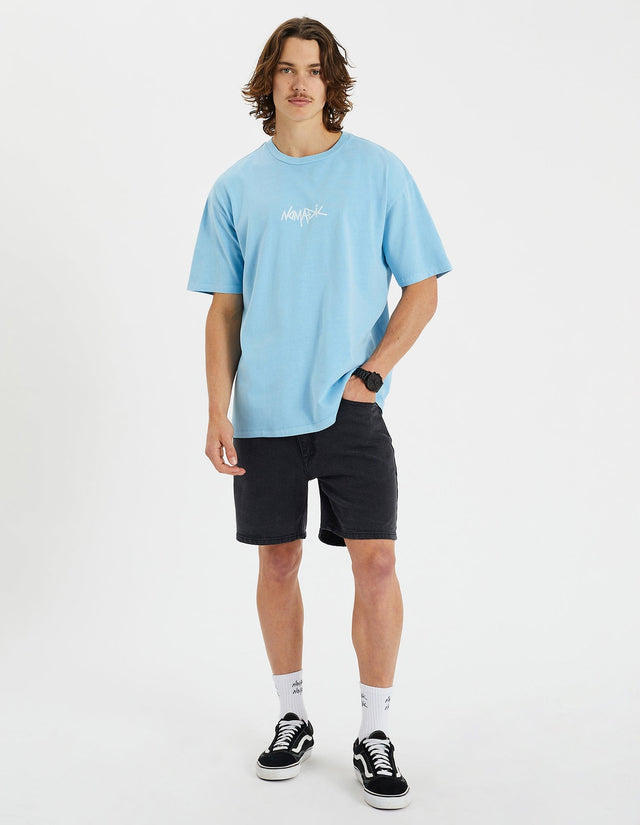 Nomadic Paradise Symposium Box Fit Tee - Pigment Air Blue BLUE