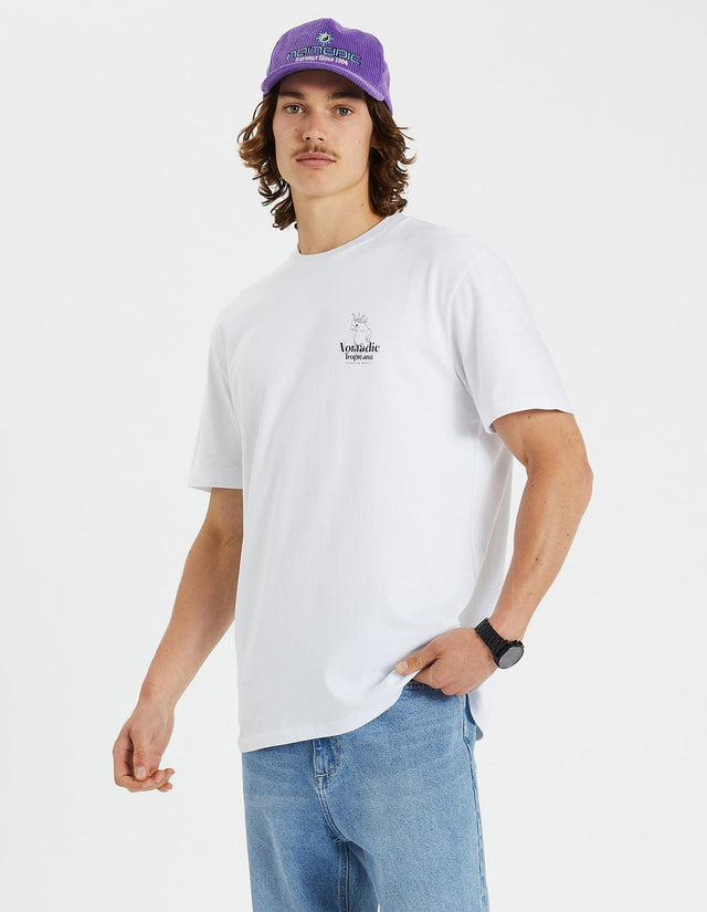 Nomadic Paradise Trade Relaxed Tee - Optical White WHITE