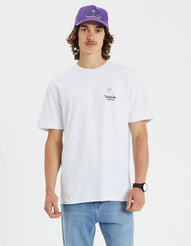 Nomadic Paradise Trade Relaxed Tee - Optical White WHITE