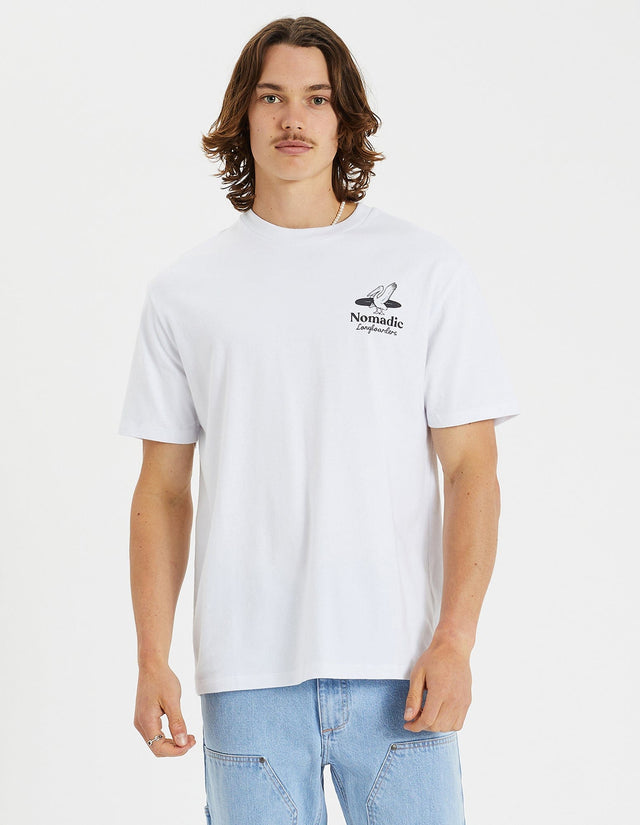 Nomadic Paradise Tradewinds Relaxed Tee Optical White