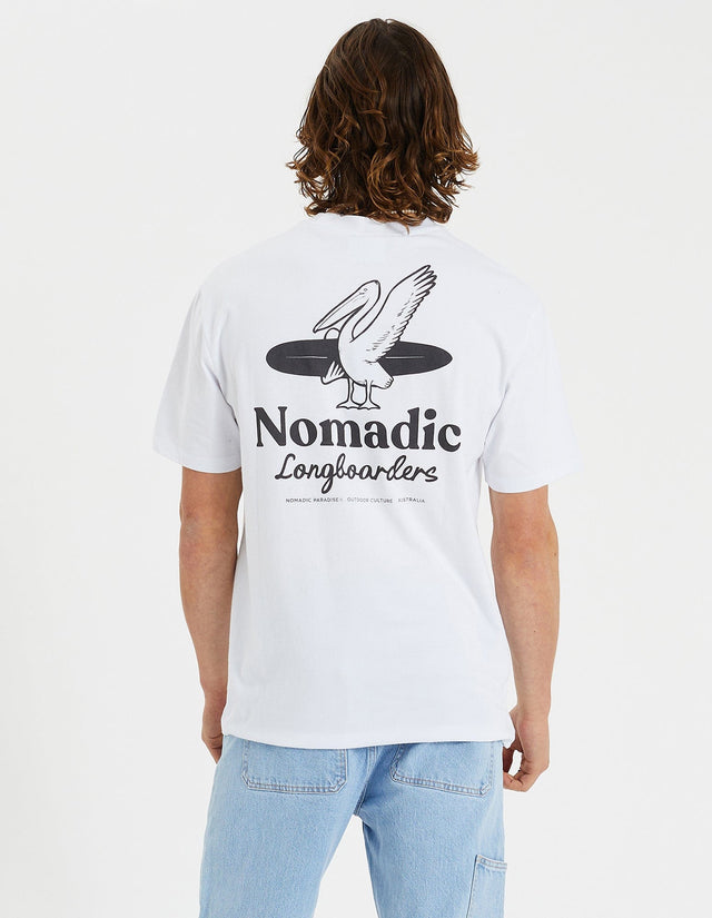 Nomadic Paradise Tradewinds Relaxed Tee Optical White