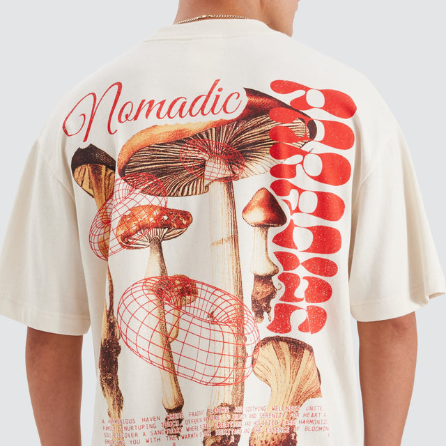 Nomadic Paradise Trip Street Tee Unbleached