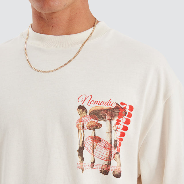 Nomadic Paradise Trip Street Tee Unbleached