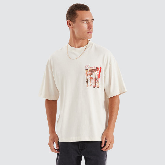 Nomadic Paradise Trip Street Tee Unbleached