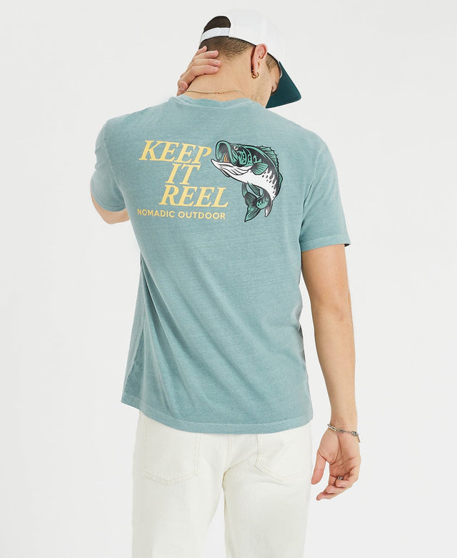 Nomadic Realist Relaxed Tee - PIGMENT STORMY SEA GREEN