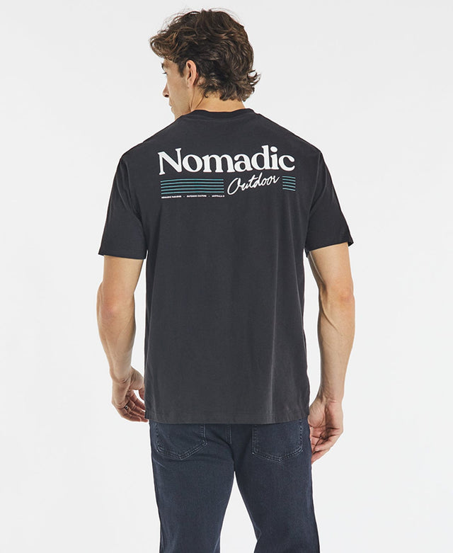 Nomadic Redcliff Relaxed Tee - Anthracite Black BLACK