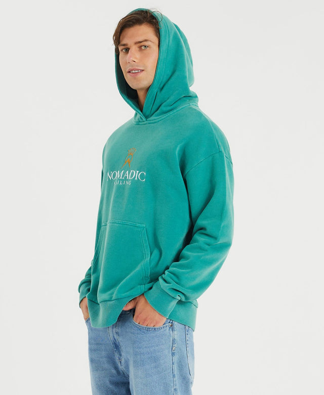 Nomadic Sailor Relaxed Hoodie Pigment Antique Green