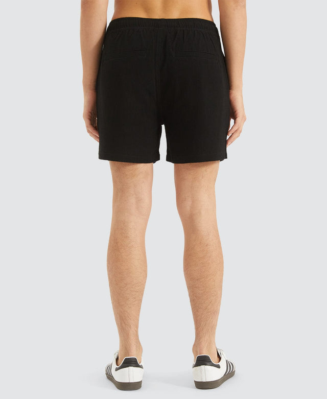 Nomadic Seaside Linen Shorts Black