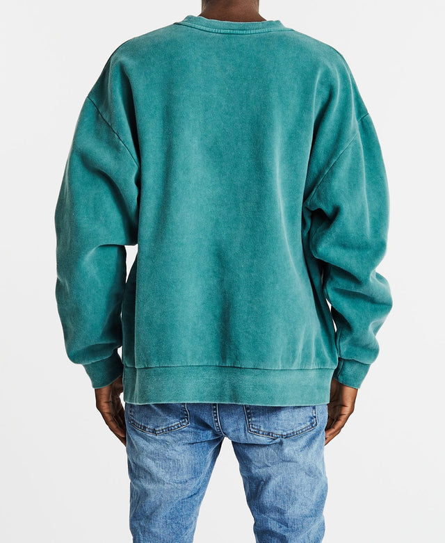 Nomadic Sign Relaxed Sweater - Pigment North Sea GREEN