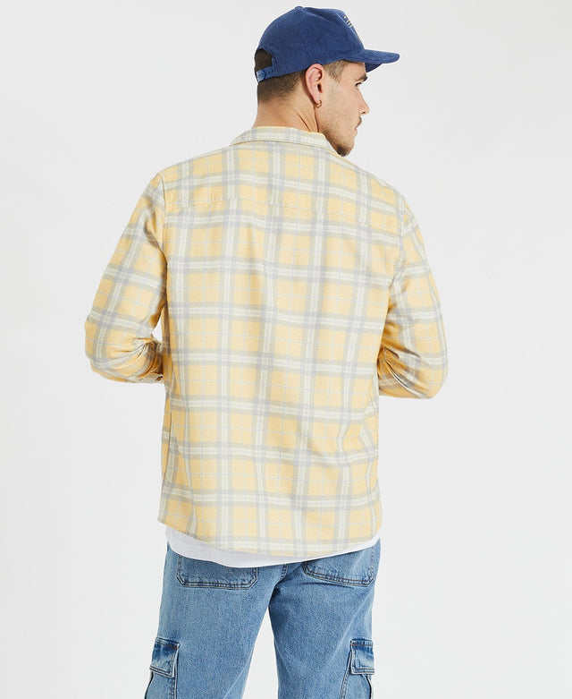 Nomadic Sunny Days Casual L/S Shirt - Golden Check Multi Colour