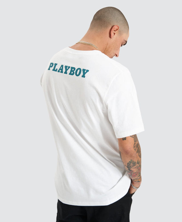 Playboy Playboy Route Path T-Shirt Off White