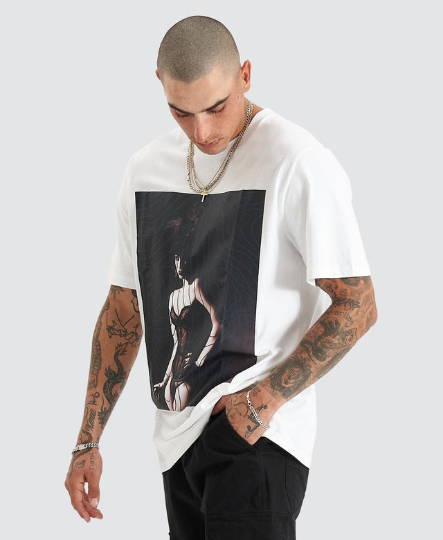 Playboy Playboy Route Path T-Shirt Off White