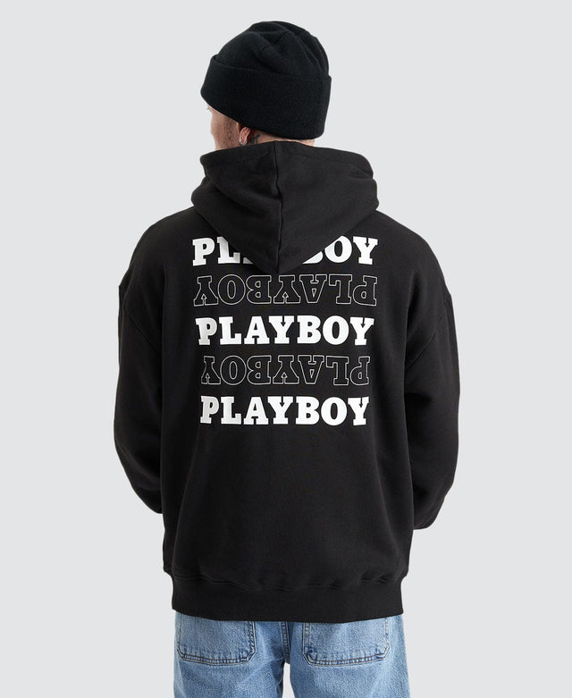 Playboy Playboy Stack Hoodie Black
