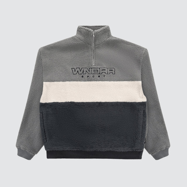 Starter 1/4 Zip Polar Fleece Grey