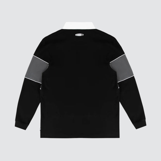 Rothman Panel Rugby Top Black