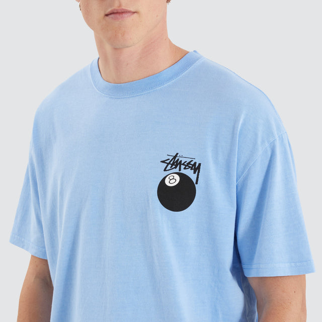 Stussy 8 Ball LCB SS Tee Pigment Blue