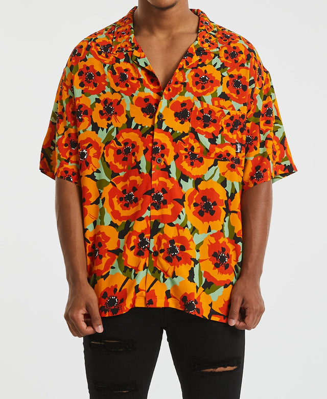 Stussy Poppy SS Shirt Orange