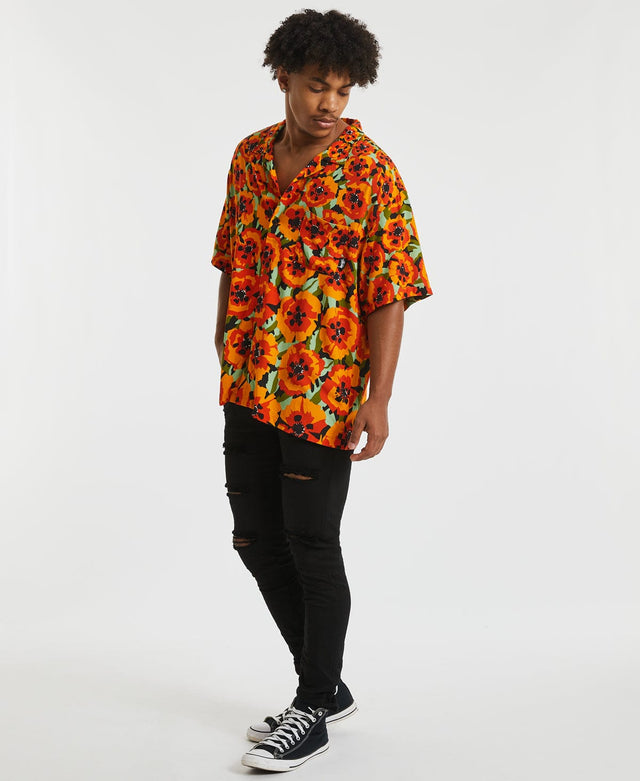 Stussy Poppy SS Shirt Orange