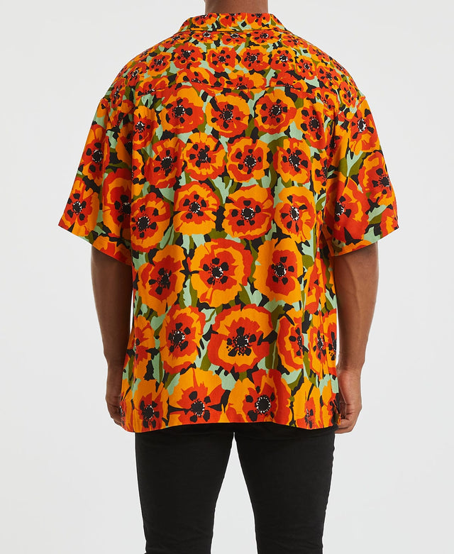 Stussy Poppy SS Shirt Orange