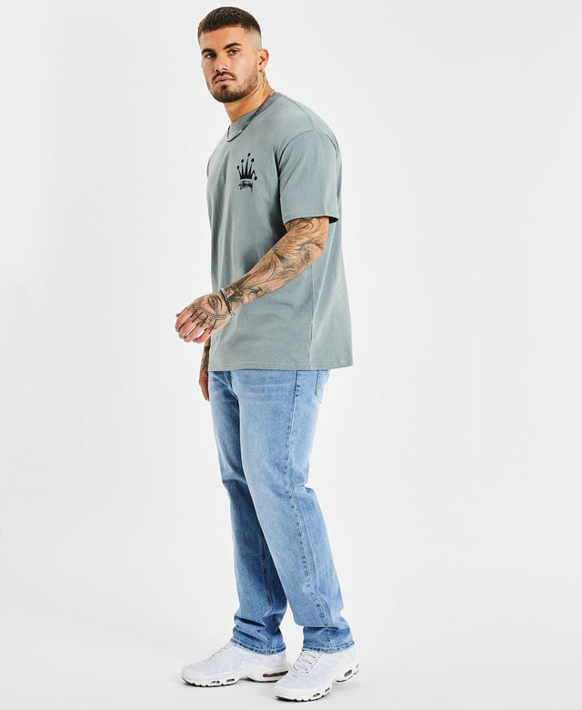 Stussy Regal Crown T-Shirt Dusty Grey