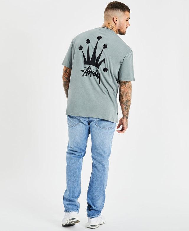 Stussy Regal Crown T-Shirt Dusty Grey