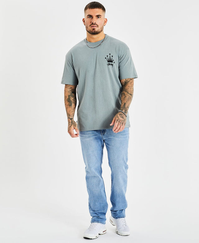 Stussy Regal Crown T-Shirt Dusty Grey