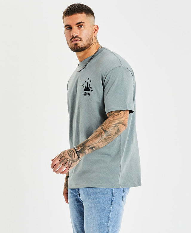 Stussy Regal Crown T-Shirt Dusty Grey