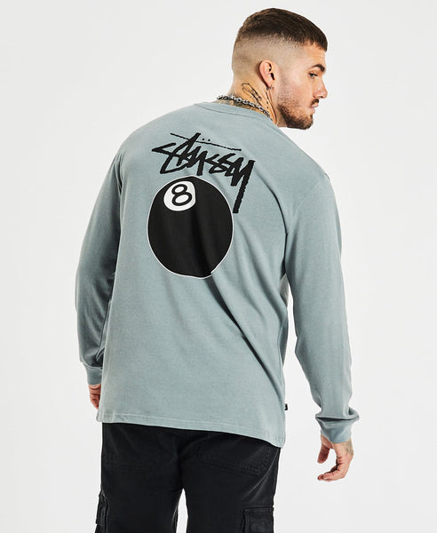 Solid 8 Ball Long Sleeve T-Shirt Dusty Grey – Neverland Store