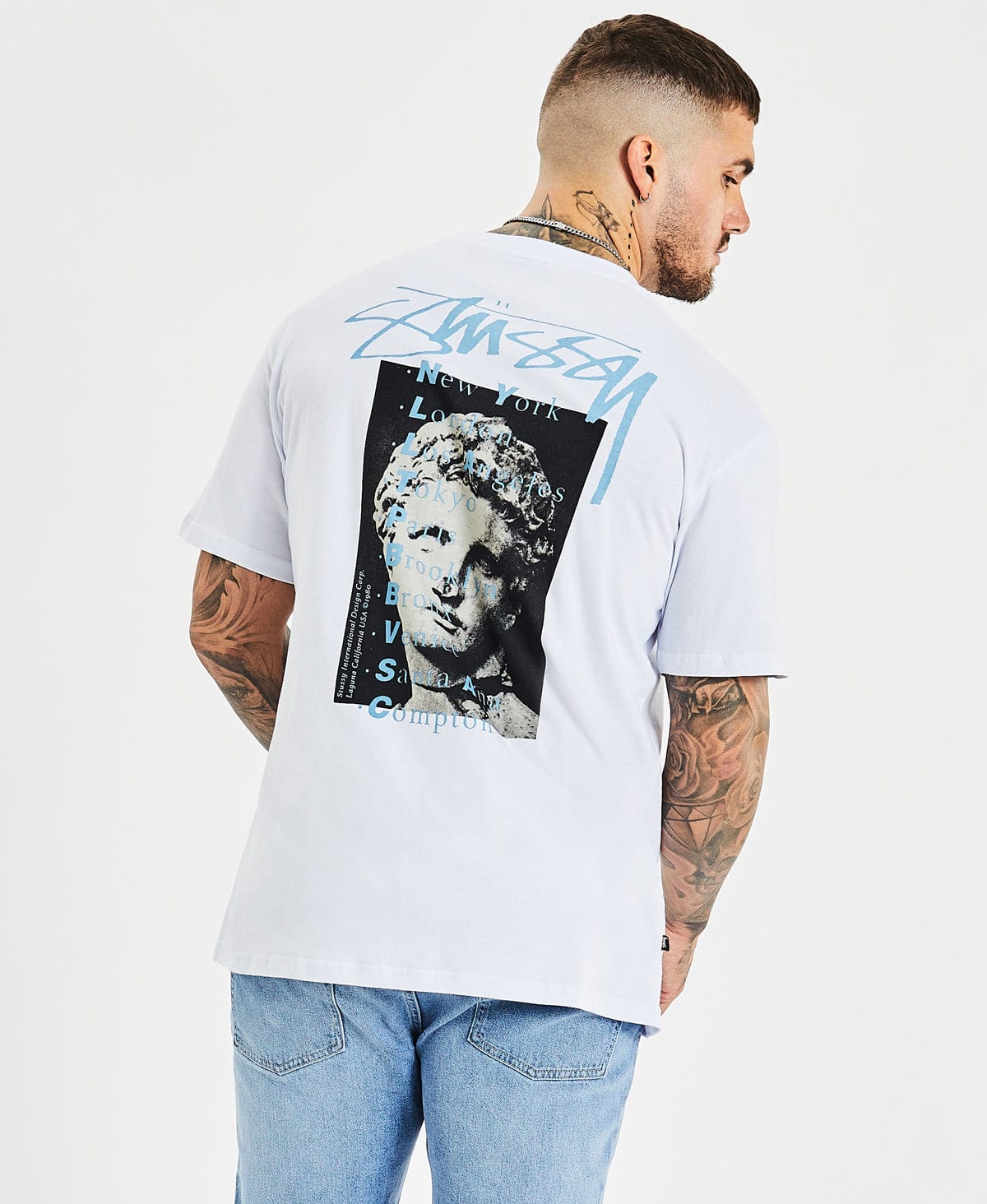 statue tee stussy