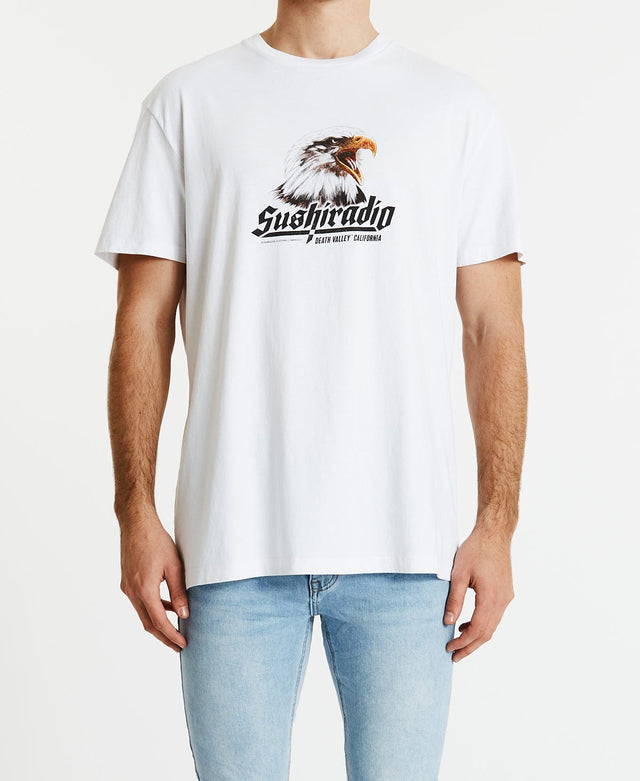 Sushi Radio Arrival Relaxed T-Shirt White